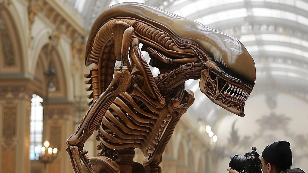 Du betrachtest gerade Deutsches Filmmuseum Frankfurt Gedanken zu „Alien: Romulus“ natürliche Intelligenz versus KI